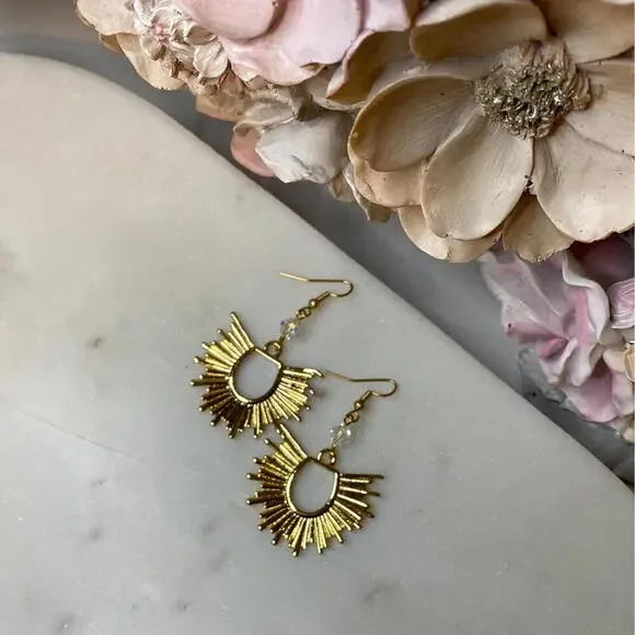 Solara Earring - Gold Tone - Picture 2 of 3